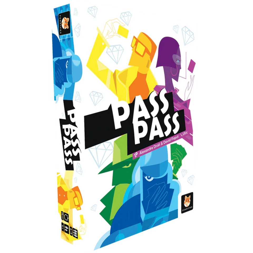 Pass Pass - Abstract Strategy Board Card Game by Funnyfox - New & Sealed - Image 1 of 1