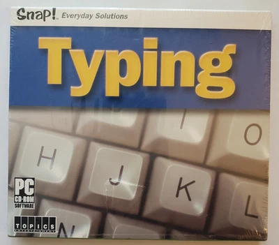 Snap! Typing Software for Windows PC 95/98/ME/NT/2000/XP, New See Description - Image 1 of 3