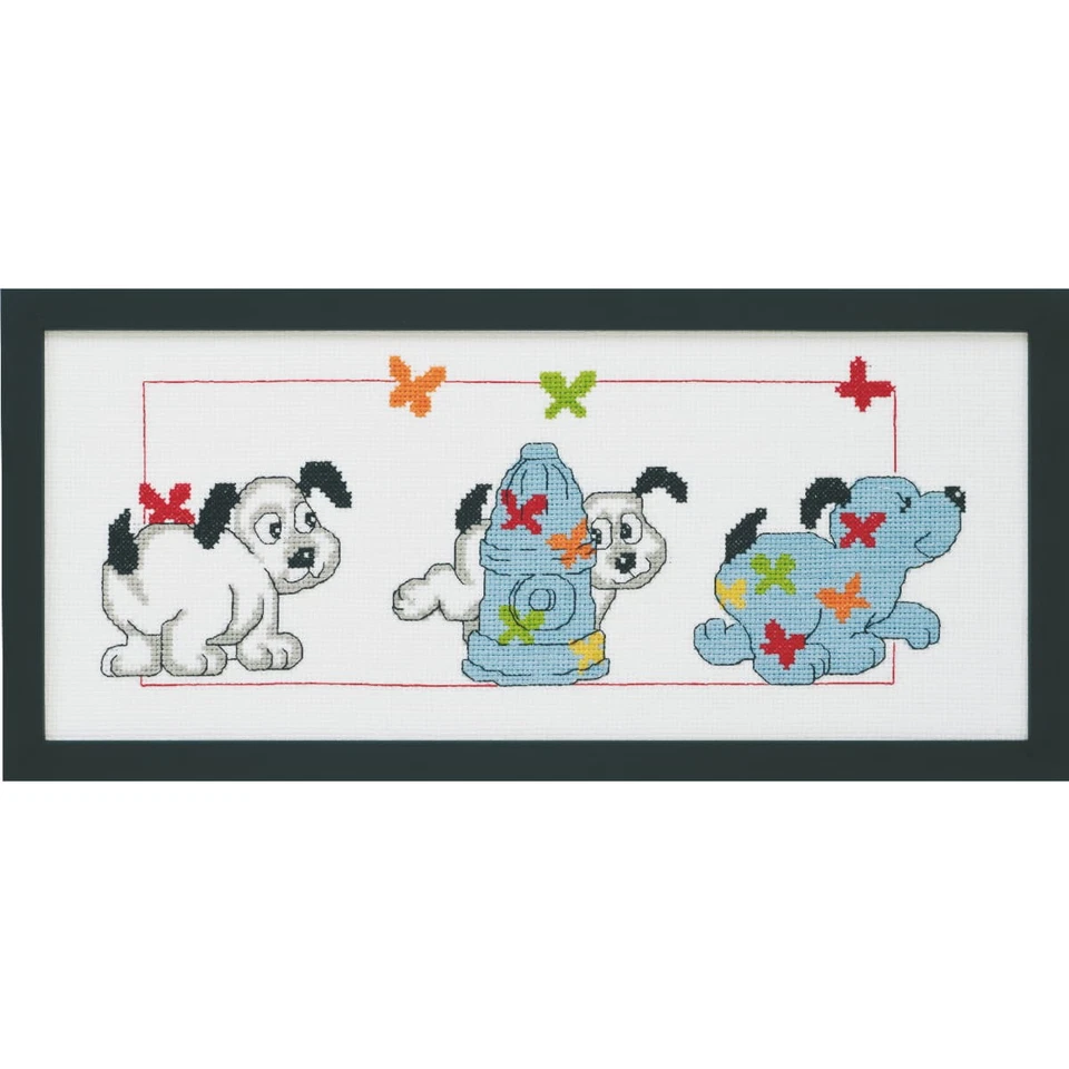 Permin Kit Punto de Cruz Contado "Perro", 36x15cm, Hágalo Usted Mismo, 92-3389 Foto 1 de 1