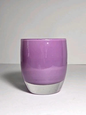 Candelabro votivo Glassybaby mamá lavanda púrpura 1216 con etiqueta original Foto 1 de 4