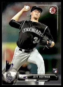 2017 Bowman Jeff Hoffman Rookie Colorado Rockies #4 - Picture 1 of 2