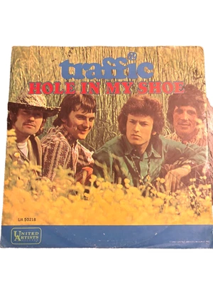 TRAFFIC: Hole in my shoe / Smiling phases UA Records 7"  White Label Promo 45 - Image 1 of 3