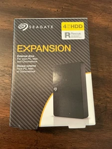 Seagate Expansion 4 TB Externes Laufwerk Speicher USB Anschluss Neu im Karton Versiegelt - Bild 1 von 6