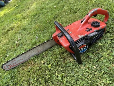 Motosierra automática Homelite 150 vintage barra de 16" funciona bien Foto 1 de 4