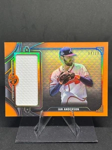 Ian Anderson 2022 Topps Triple Threads Jumbo Relics Amber /18 #SJR1-TA1 Braves - Bild 1 von 2
