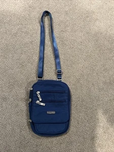 BAGGALLINI Umhängetasche blau verstellbar mehrere Reißverschlüsse/Fächer - Bild 1 von 15