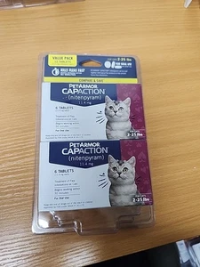 PetArmor CapAction Flohbehandlung zum Einnehmen für Katzen, 2-25 Pfund, 12 Tabs - Bild 1 von 7
