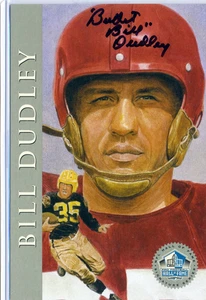 Bill Dudley 1998 HOF Hall Fame Signature Series Platinum /2500 Autograph Auto - Picture 1 of 1