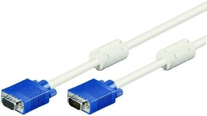 Cable de extensión de monitor VGA SVGA 5,0m núcleos de ferrita beige - Imagen 1 de 1