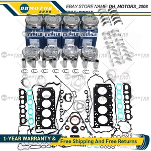 Engine Overhaul Rebuild Pistons Gasket Kit For Porsche Cayenne S 4.5 V8 M48.00 - Picture 1 of 6
