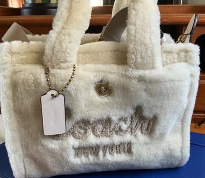 Bolso de Mano COACH Cargo 20 Piel de Oveja CZ101/Cuero Tiza/352439 Foto 1 de 4