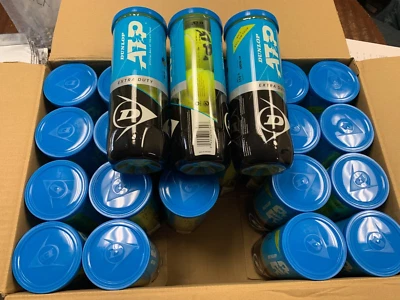 Dunlop ATP Extra Duty Hard Court Tennis Balls, numbered! balls Sold by the case - Image 1 of 4