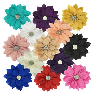 8 cm Flor Diamante Clips para el Cabello Empuñaduras Bobbles Dama de honor Boda Baile Festival - Imagen 1 de 15