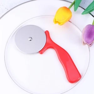 Edelstahlschneider Pizzamesser Kuchenwerkzeuge Pizzaräder Schere Ideal für - Bild 1 von 12