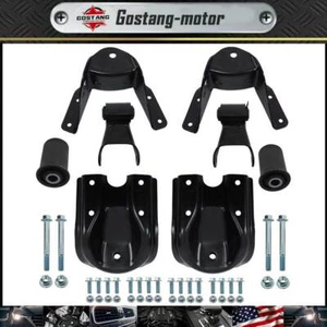 For GMC C1500 C2500 1988-97 Rear Leaf Spring Shackle Hanger Bracket Repair Kit - Picture 1 of 12