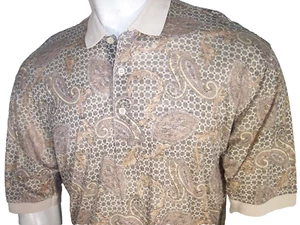 Como Sport by Cobra Large Argyle Fine Cotton Golf Shirt Italy - Picture 1 of 5