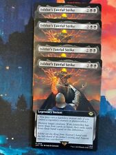 MTG Lord of the Rings Isildurs Fateful Strike Extended Art x 4