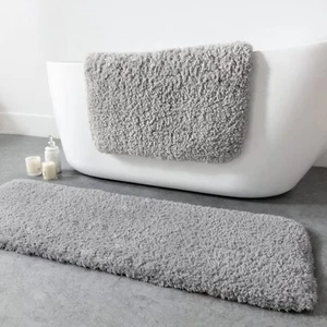 Bathroom Rugs - Set of 2 Non-Slip Ultra Soft Microfiber Plush Bath Mat Water ... - Picture 1 of 2