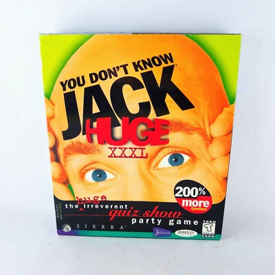 You Don't Know Jack Huge XXXL Sealed PC Mac Big Box Game 1997 Complete CIB - Image 1 of 4