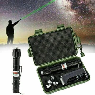532NM Laser Pointer Pen 100Miles Green Rechargable Visible Beam Torche - image 1 of 2
