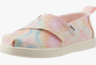 TOMS Girls Alpargata Loafer Flat Candy Pink Tie Dye (Size 3) Big Kid