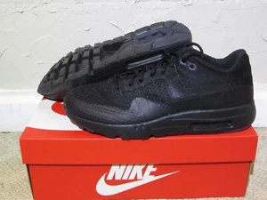 Nike Air Max 1 Ultra Flyknit Triple Negro Antracita Talla 9.5 ¡NUEVO! 856958-001 - Imagen 1 de 10