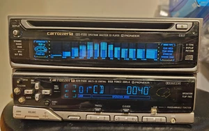 PIONEER CARROZZERIA KEH-P400 + CDS-P300 Cassette CD Player w Spectrum Analyzer - Picture 1 of 11