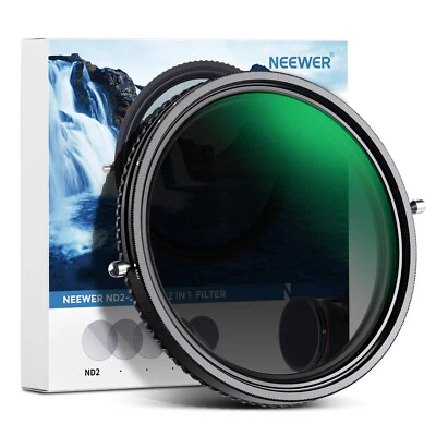 NEEWER 2 in 1 52mm Variable ND Filter ND2–ND32&CPL HD Optical Glass Filter - Image 1 of 4