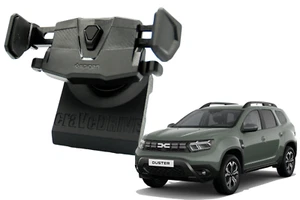 Supporto Porta Cellulare Automatico con Forte Clip 360° per DACIA Duster 2 2022+ - Photo 1/8