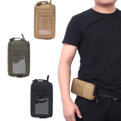 Taktische Brieftasche EDC Molle Pouch Schlüsselkarten Etui Halter Gürteltasche