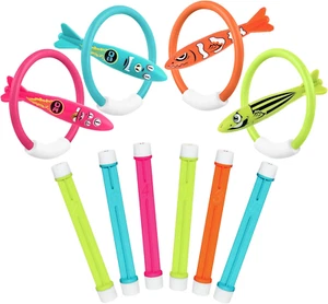Underwater Pool Diving Toys Set for Kids and Adults, Ages 4-12 - Picture 1 of 7