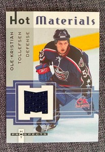 2005-06 Fleer Hot Prospects Hot Materials Jersey #HM-OT - Ole-Kristian Tollefsen