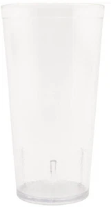G.E.T. Vasos de restaurante de plástico de alta resistencia 6620-1-CL-EC, 20 onzas, 4 transparentes - Imagen 1 de 2