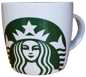Starbucks 2017 Classic White Green Mermaid Logo Coffee / SOUP Mug 14 Fl Oz - Picture 1 of 10
