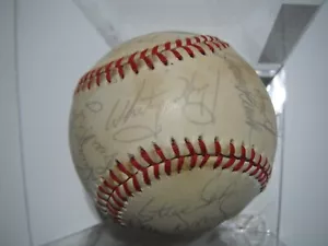 1983 National League All-Star Team Autographed Baseball 30 Signers Phil - Picture 1 of 8