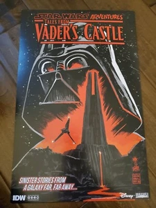 2019 SDCC COMIC CON EXCLUSIVE IDW STAR WARS DARTH VADER VADER'S CASTLE POSTER - Picture 1 of 1