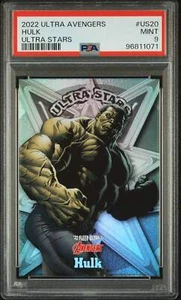 2022 Fleer Ultra Avengers Hulk Ultra Stars #US20 PSA 9 - Picture 1 of 4