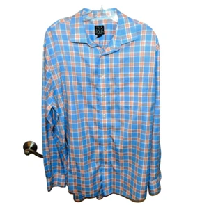 Jos A Banks Herren Hemd blau langarm kariert Gr. XL #2 - Bild 1 von 4
