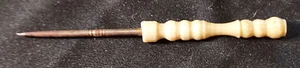 Vintage Small White Plastic Handled Punch Tool - Approximately 3.25in Length - Picture 1 of 4