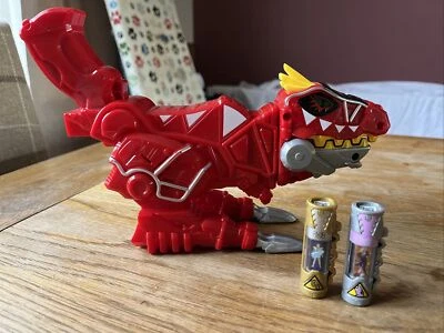 Power Rangers Dino Charge Red T-Rex Super Charge Morpher Gun & 2 x Dino Charger - Image 1 of 3
