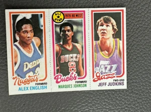 1980-81 Topps #75 Alex English / #2 Marques Johnson / #68 Jeff Judkins - Bild 1 von 2