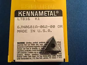 Neu im Karton Kennametal LTB16 K1 Hartmetalleinsätze 10er-Pack - Bild 1 von 1