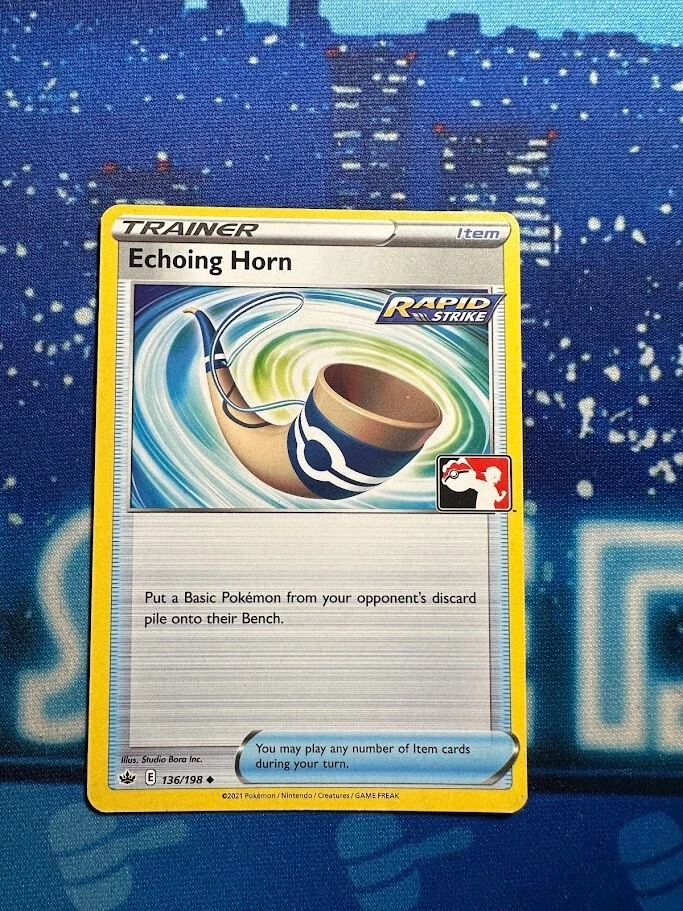 Pokemon TCG Echoing Horn CRE 136/198 Play! Prize Pack Series NM - Image 1 of 1