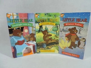 Vintage Little Bear Nick Jr VHS Video Tape Lot of 3 Meet Little Bear Winter Tale - Picture 1 of 10