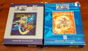 Discworld 1 & 2 - big box PC CD Rom games bundle (MS DOS) - CIB - UK PAL - Picture 1 of 3