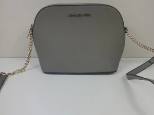 Michael Kors Dome Crossbody Purse Grey - Picture 1 of 24