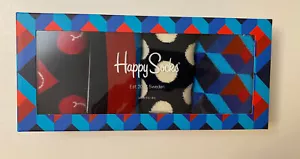 Happy Socks Combed Cotton Gift Box Lot Of 4 Pairs Socks NWT Sz 9-11 - Picture 1 of 4