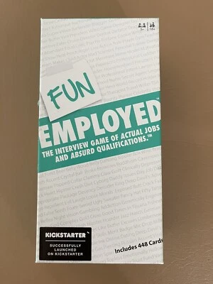 Mattel Fun Employed Card Game kickstarter  FCM11 Brand New Open Box - Image 1 of 4