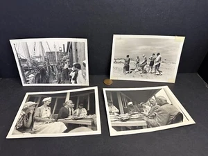 4 Vintage 1953 Photos Cuttyhunk MA, Beach, Fishing Vessels, Willard & Peach - Picture 1 of 8