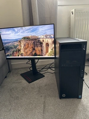 HP Z440 Workstation 32GB DDR4 RAM 480GB SSD & 2TB HDD GEFORCE GTX 1060 Win 11 - Image 1 of 4